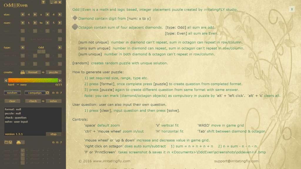 Screen Shot image 0 Odd || Even ستيم كود رقمي