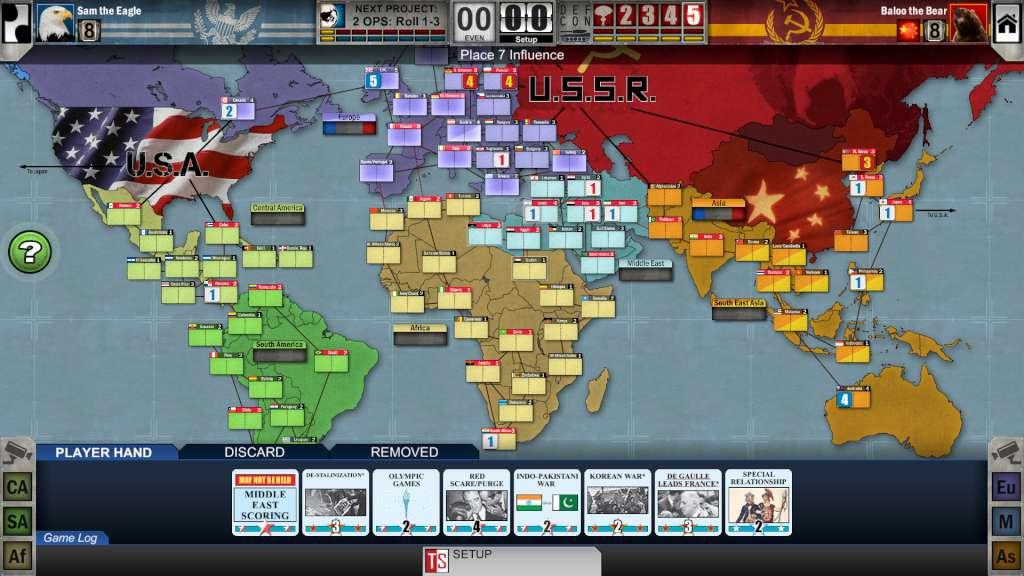 Screen Shot image 0 Twilight Struggle اوروبي ستيم كود رقمي