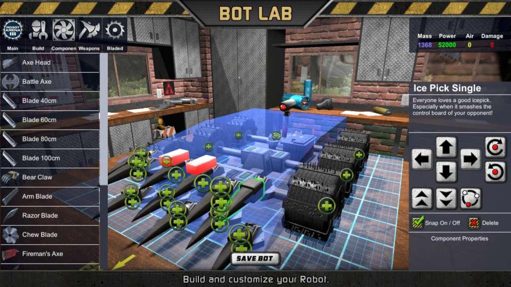 Screen Shot image 0 Robot Arena III ستيم كود رقمي