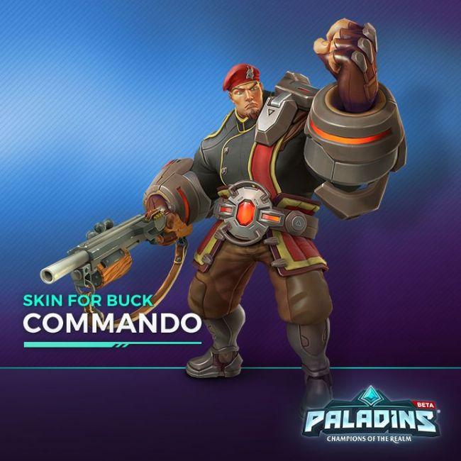 Screen Shot image 0 Paladins - Buck Hero + Commando Skin Digital Download كود رقمي