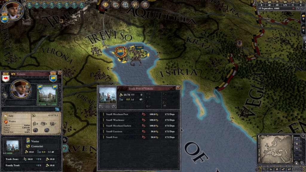 Screen Shot image 1 Crusader Kings II - The Republic DLC بي سي ستيم كود رقمي
