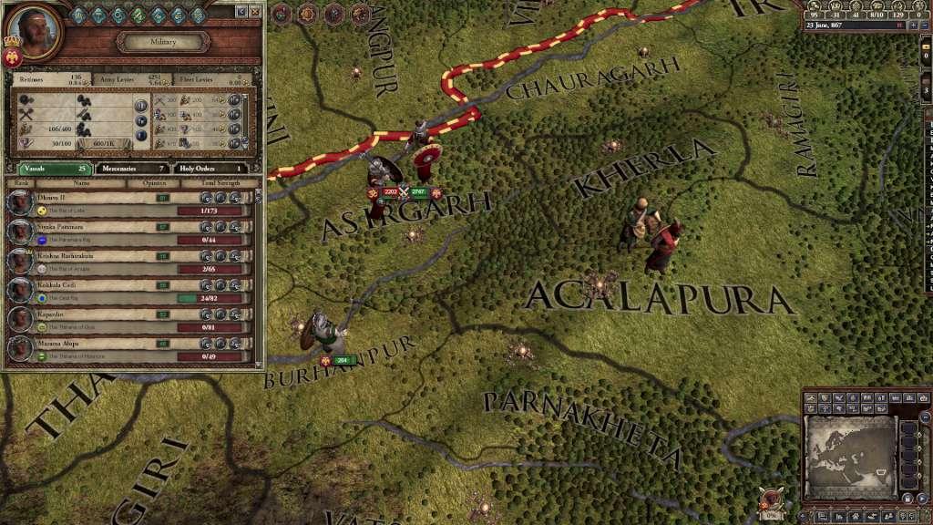 Screen Shot image 3 Crusader Kings II - Rajas Of India DLC بي سي ستيم كود رقمي