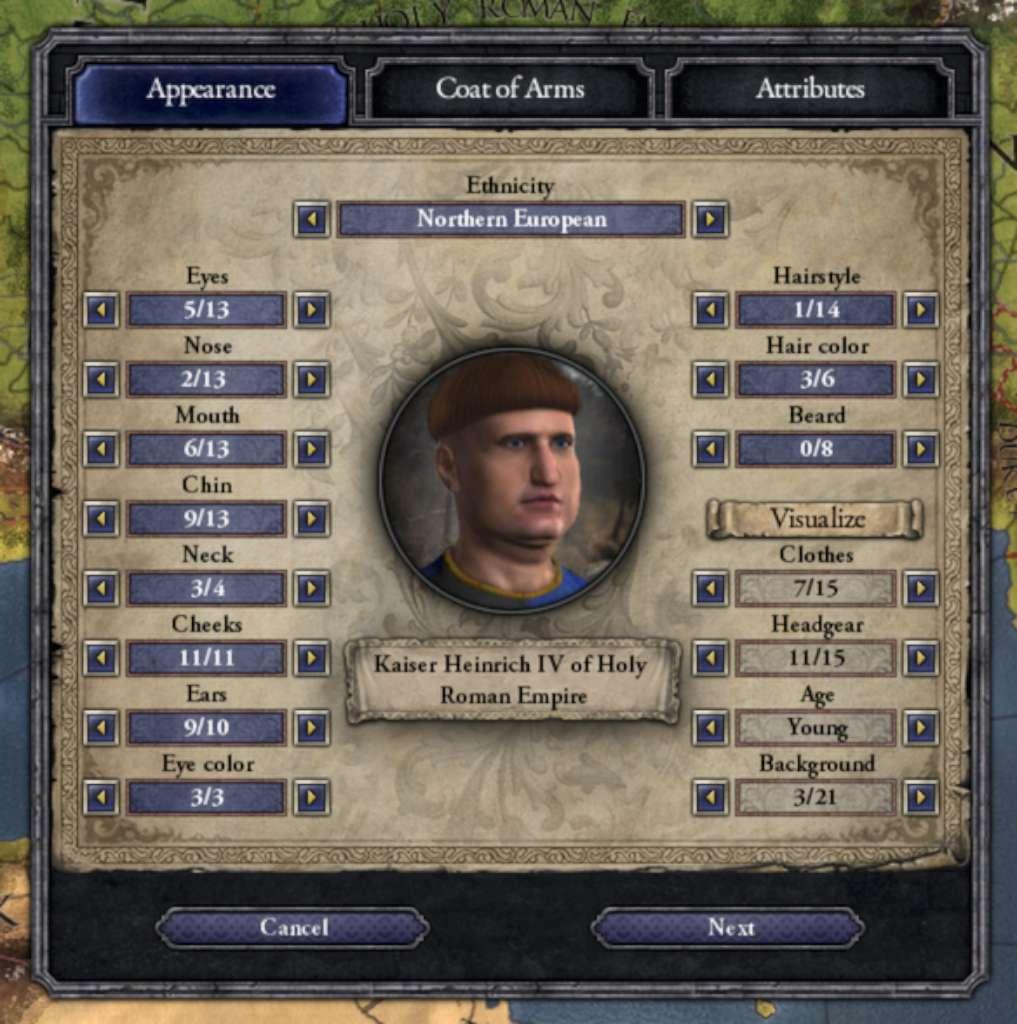Screen Shot image 2 Crusader Kings II - Ruler Designer DLC بي سي ستيم كود رقمي