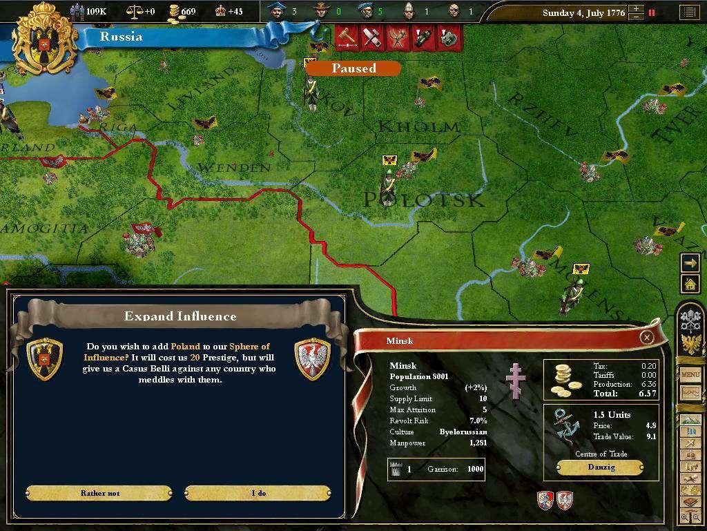 Screen Shot image 1 Europa Universalis III - Divine Wind Expansion ستيم كود رقمي