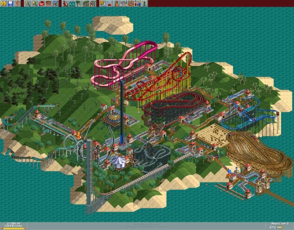 Screen Shot image 0 RollerCoaster Tycoon ديلوكس GOG كود رقمي