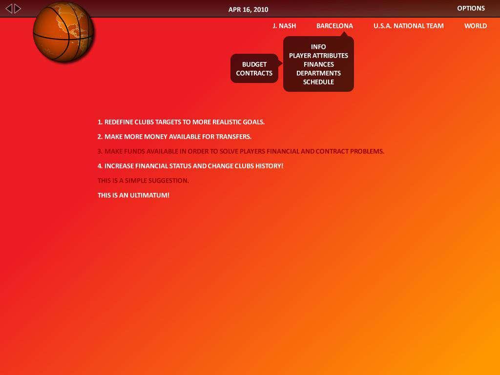 Screen Shot image 3 World Basketball Manager 2010 ستيم هدية