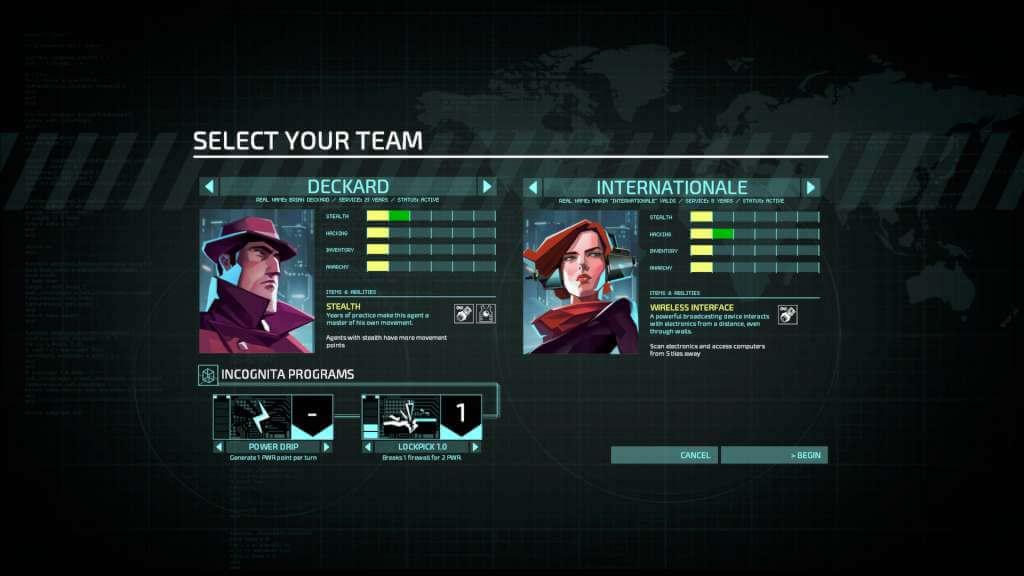 Screen Shot image 3 Invisible, Inc. GOG كود رقمي
