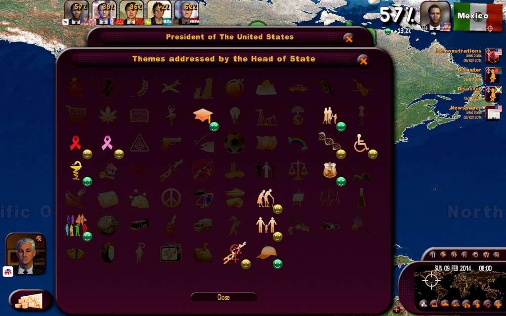 Screen Shot image 5 Masters Of The World - Geopolitical Simulator 3: 2014 اصدار Add-On DLC ستيم كود رقمي