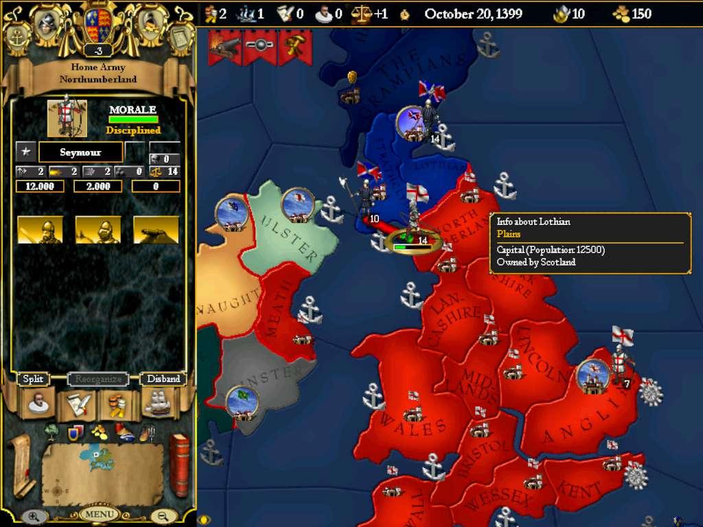 Screen Shot image 0 For The Glory: A Europa Universalis Game بي سي ستيم كود رقمي