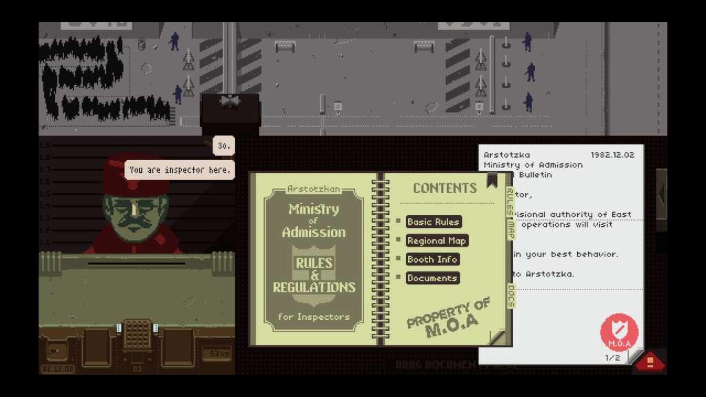 Screen Shot image 3 Papers Please ستيم حساب