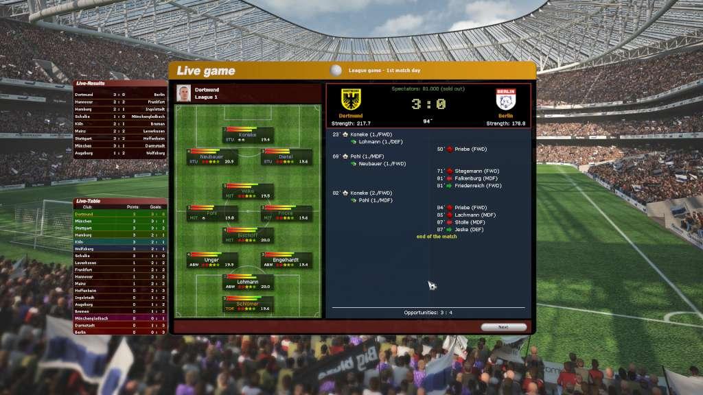 Screen Shot image 4 Club Manager 2016 ستيم كود رقمي