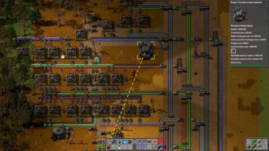Screen Shot image 1 Factorio بي سي ستيم كود رقمي