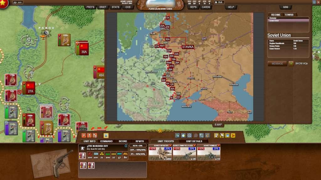 Screen Shot image 1 Decisive Campaigns: Barbarossa ستيم كود رقمي