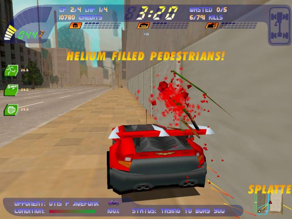 Screen Shot image 1 Carmageddon 2: Carpocalypse Now بي سي ستيم كود رقمي