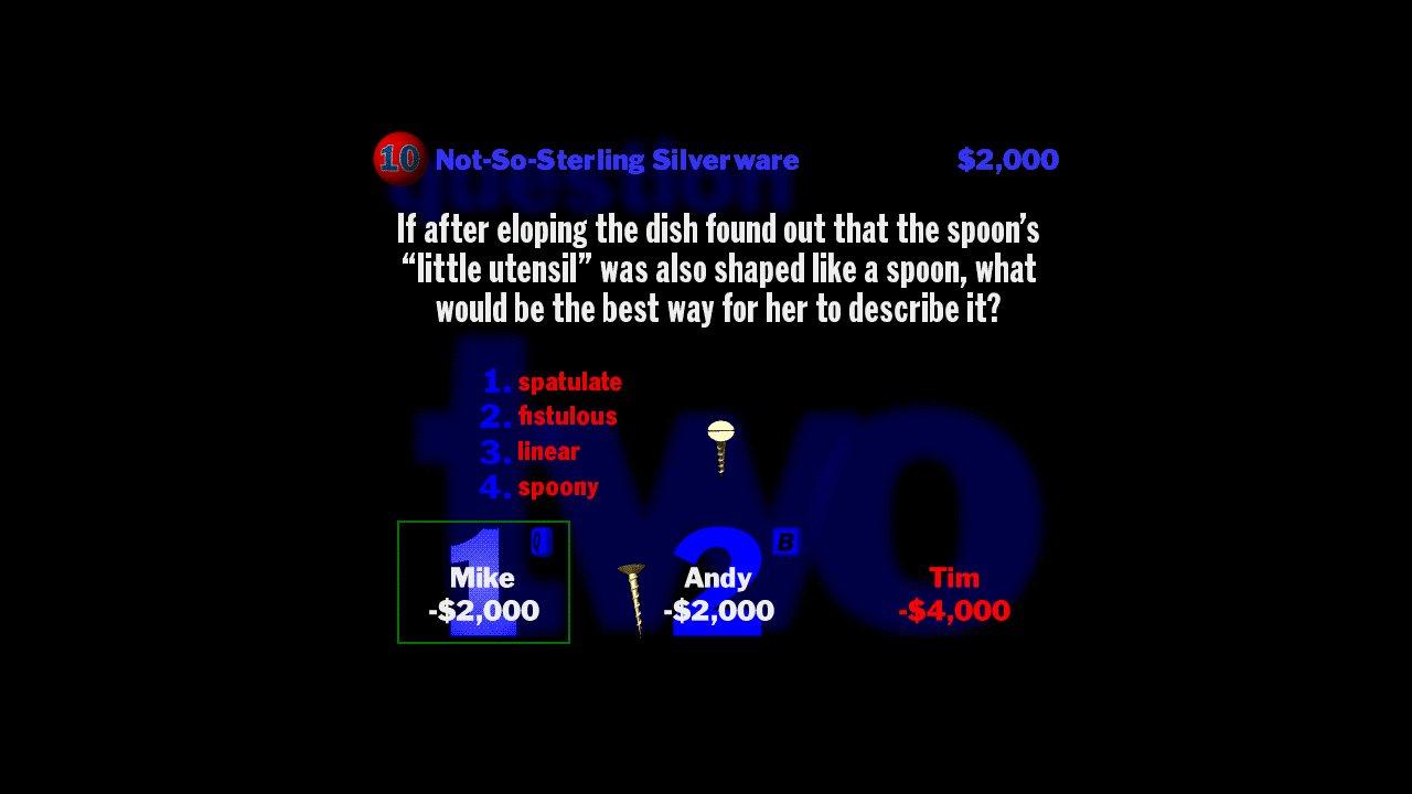 Screen Shot image 4 YOU DON'T KNOW JACK Vol. 2 ستيم كود رقمي