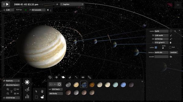 Screen Shot image 3 Universe Sandbox Legacy ستيم كود رقمي