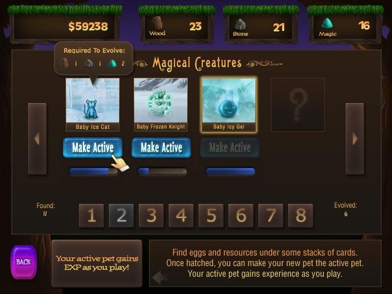 Screen Shot image 5 Faerie Solitaire بي سي ستيم كود رقمي