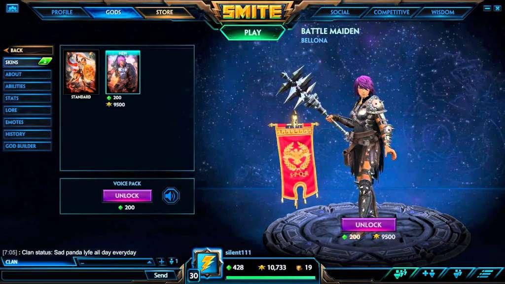 Screen Shot image 5 SMITE - Bellona & Furiona Bellona Skin + Kukulkan And Typhoon Kukulkan Skin كود رقمي