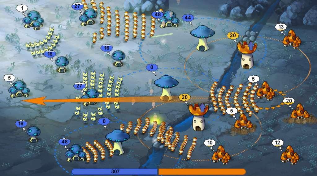 Screen Shot image 1 Mushroom Wars ستيم كود رقمي
