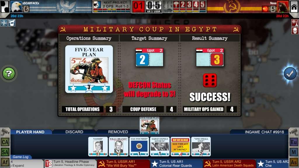 Screen Shot image 1 Twilight Struggle اوروبي ستيم كود رقمي