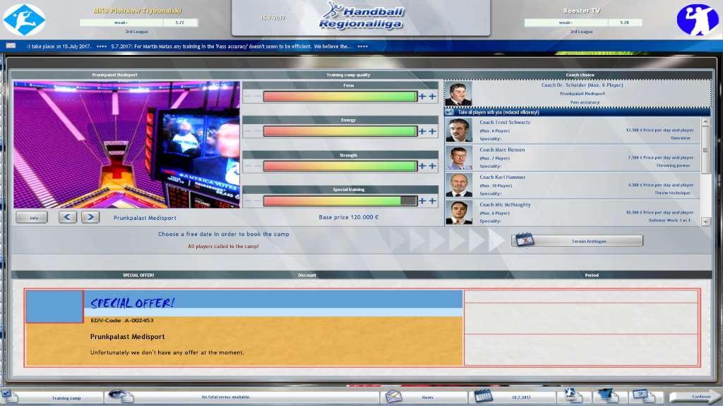 Screen Shot image 1 Handball Manager: TEAM ستيم كود رقمي