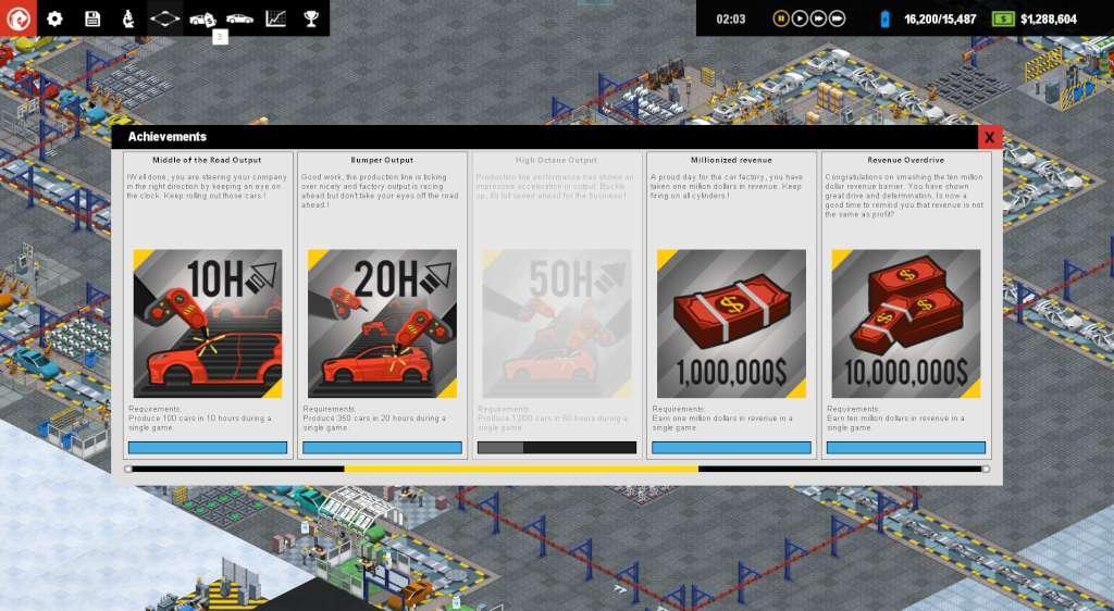 Screen Shot image 1 Production Line : Car Factory Simulation اوروبي بي سي ستيم كود رقمي