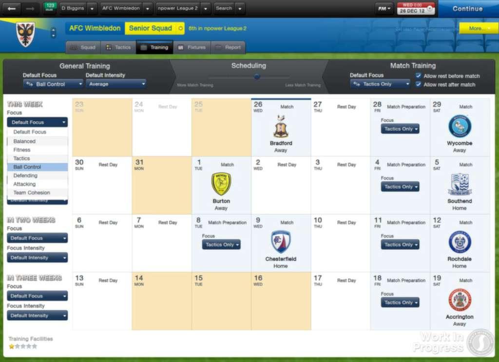 Screen Shot image 2 Football Manager 2013 بي سي ستيم كود رقمي