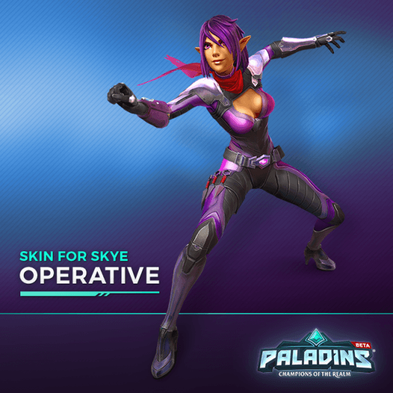 Screen Shot image 0 Paladins - Operative Skin For Skye Hero Digital Download كود رقمي