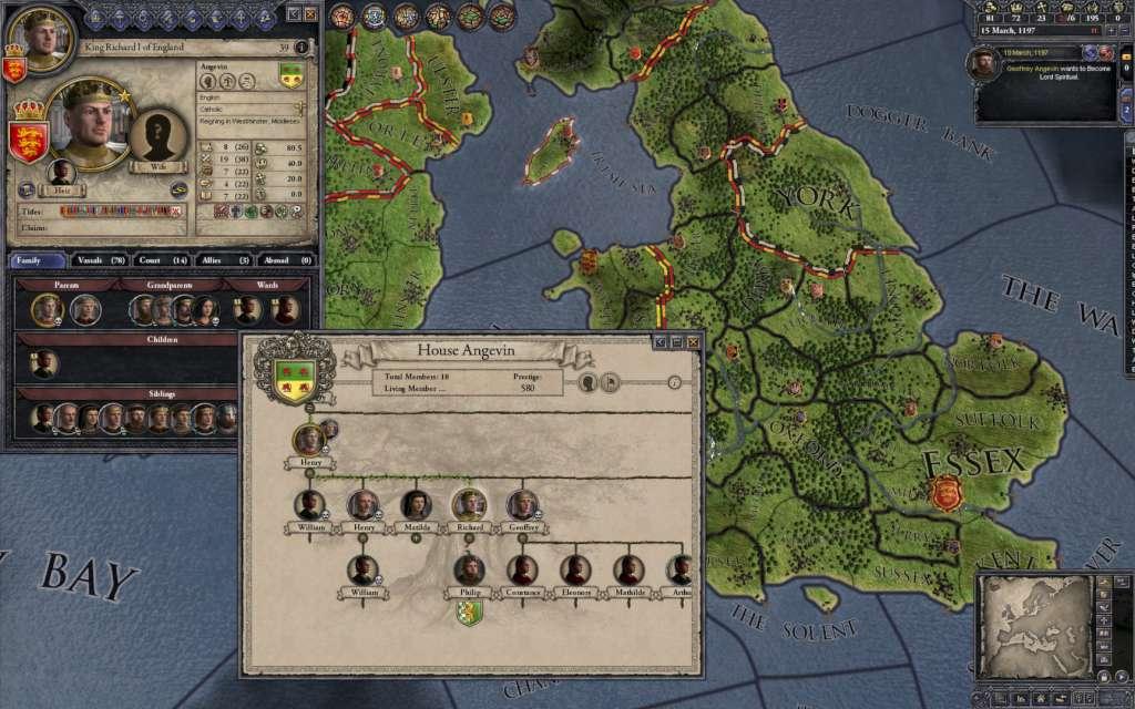 Screen Shot image 1 Crusader Kings II - Songs Of Albion DLC بي سي ستيم كود رقمي