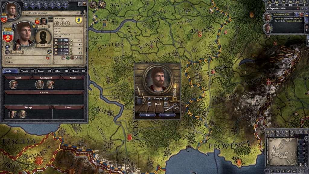 Screen Shot image 5 Crusader Kings II - Customization Pack DLC بي سي ستيم كود رقمي