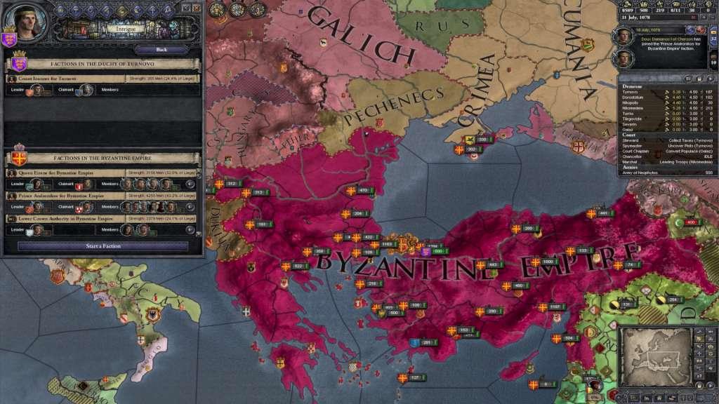 Screen Shot image 2 Crusader Kings II - Legacy Of Rome DLC بي سي ستيم كود رقمي