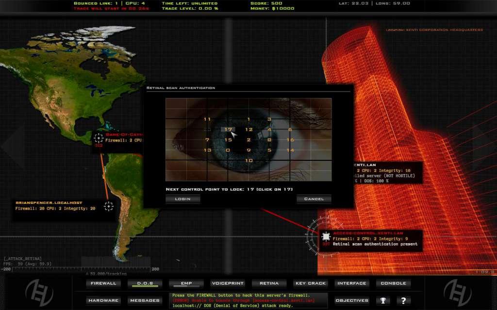 Screen Shot image 5 Hacker Evolution Duality Hardcore حزمة 1 ستيم كود رقمي
