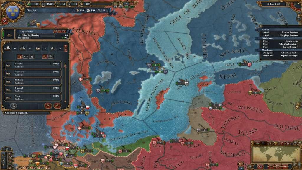 Screen Shot image 1 Europa Universalis IV Digital Extreme اصدار + طلب مسبق Bonus + Call To Arms Pack بي سي ستيم كود رقمي