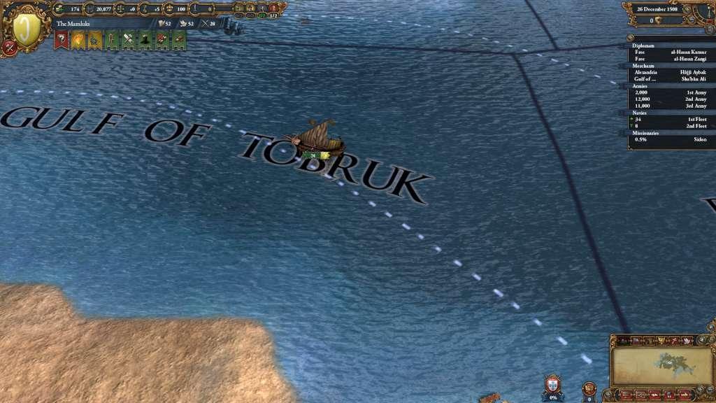 Screen Shot image 1 Europa Universalis IV - Muslim Ships Unit Pack DLC بي سي ستيم كود رقمي