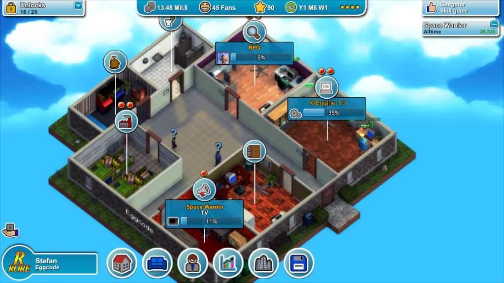 Screen Shot image 1 Mad Games Tycoon ستيم كود رقمي