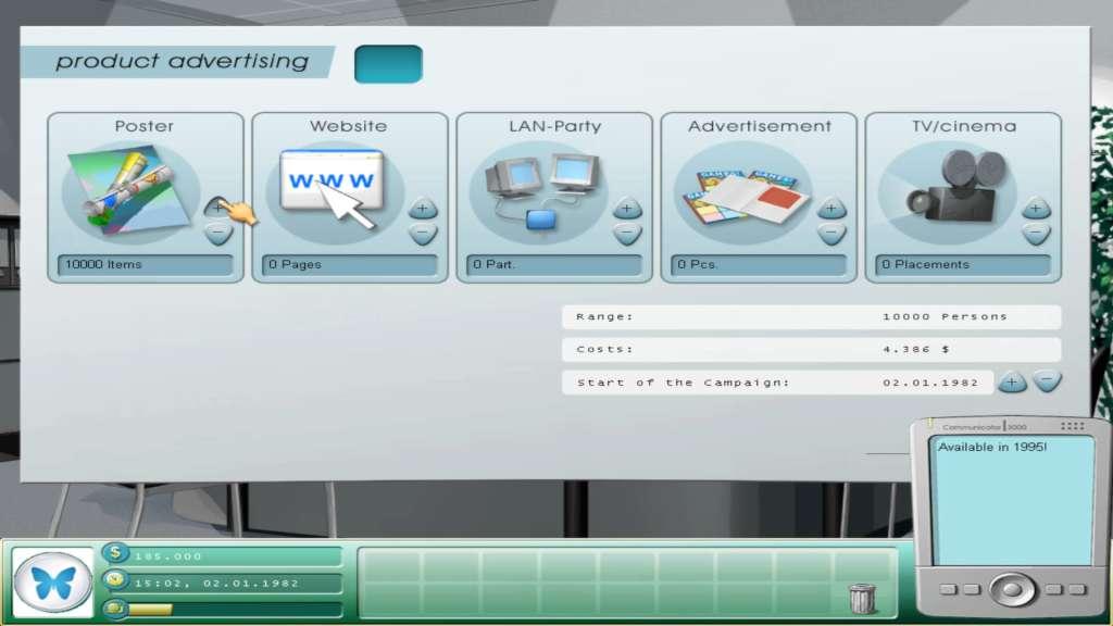 Screen Shot image 2 Game Tycoon 1.5 ستيم كود رقمي