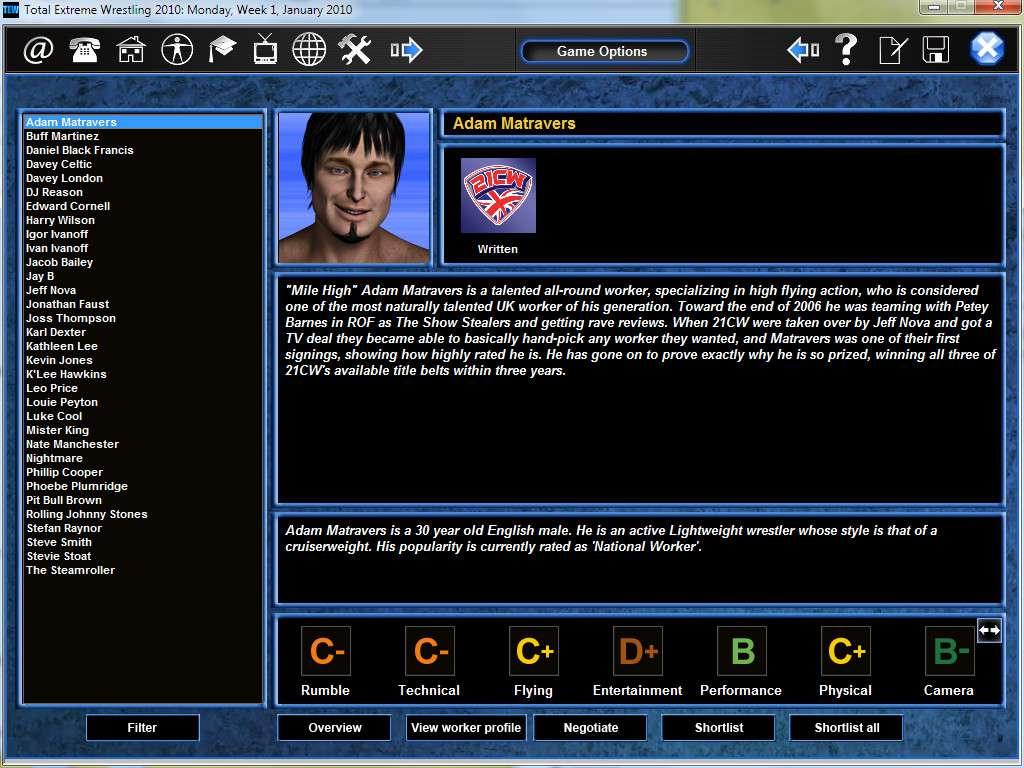 Screen Shot image 3 Total Extreme Wrestling 2010 ستيم كود رقمي
