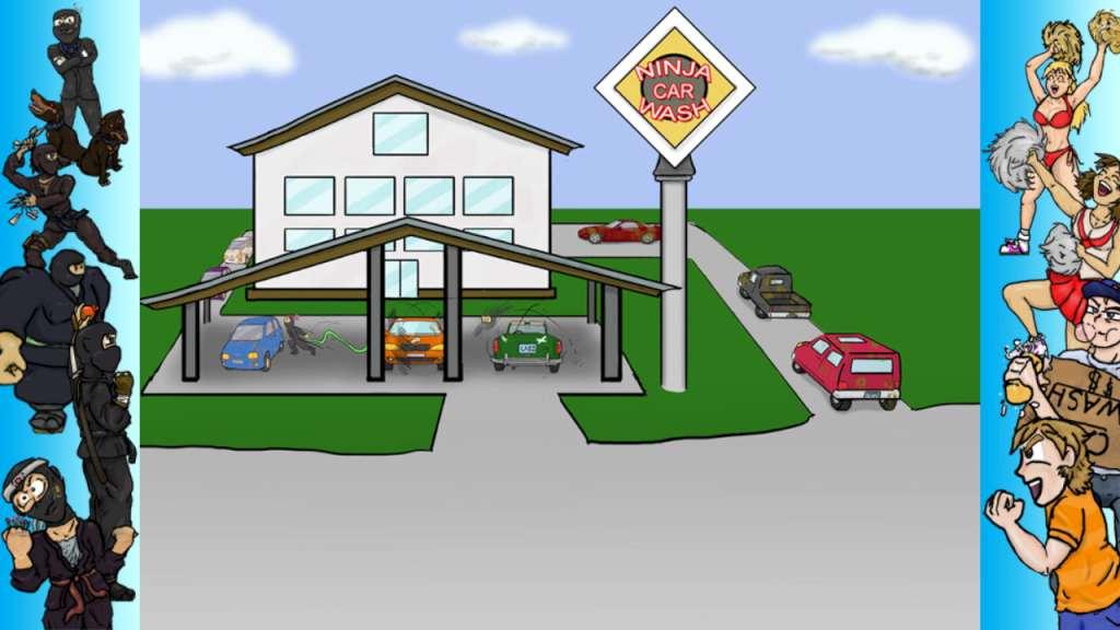 Screen Shot image 3 Car Washer: Summer Of The Ninja بي سي ستيم كود رقمي