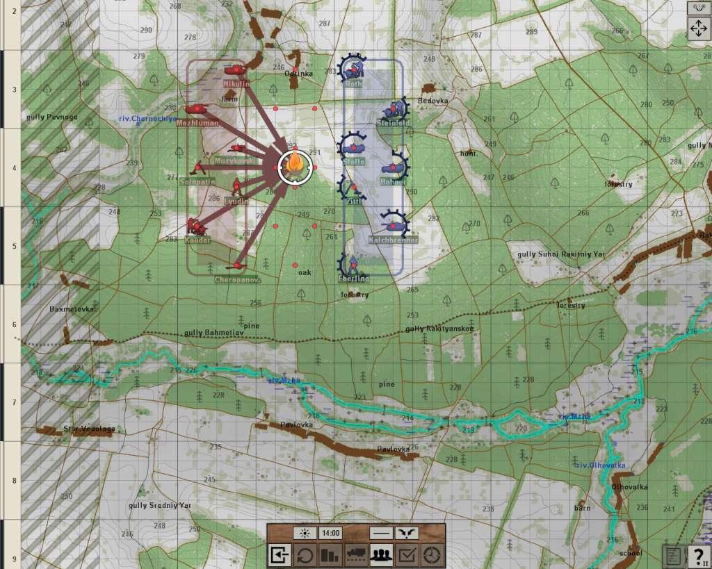 Screen Shot image 2 Graviteam Tactics: Volokonovka 1942 ستيم كود رقمي