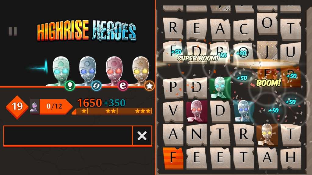 Screen Shot image 2 Highrise Heroes: Word Challenge ستيم كود رقمي
