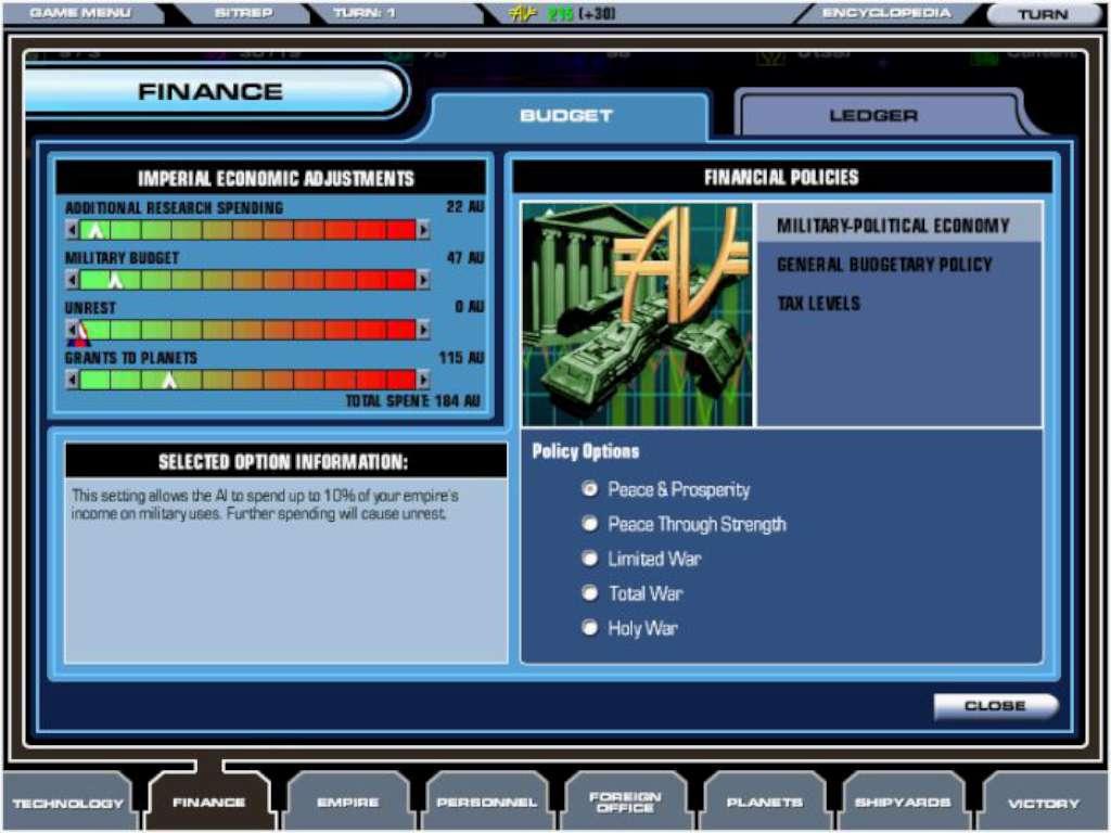 Screen Shot image 2 Master Of Orion 3 GOG كود رقمي