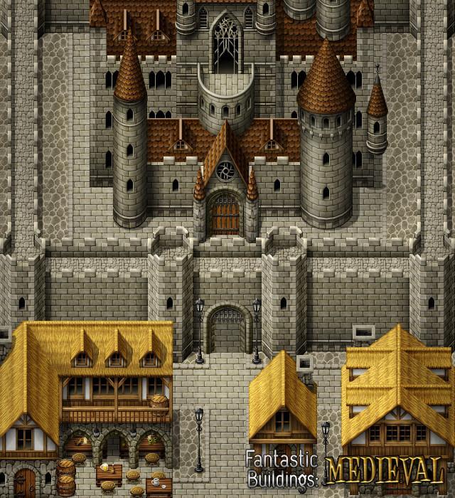 Screen Shot image 2 RPG Maker VX Ace - Fantastic Buildings: Medieval ستيم كود رقمي