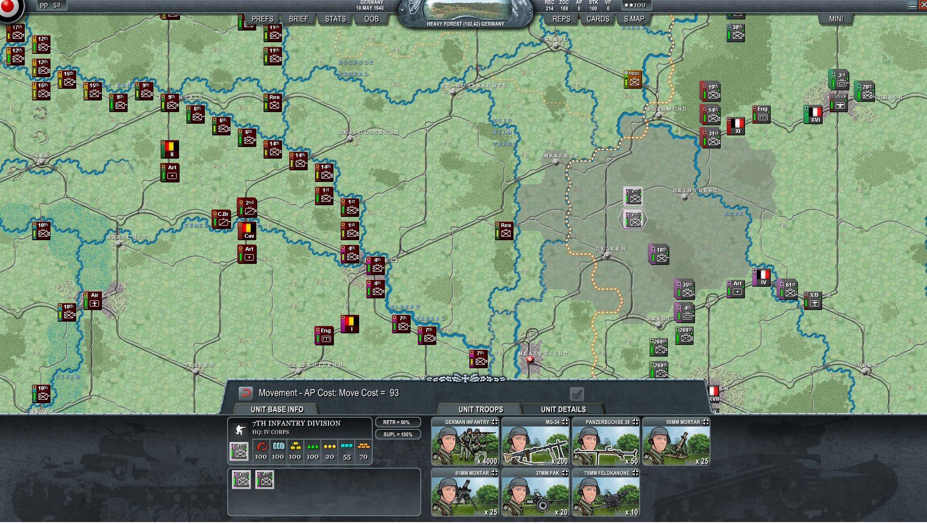 Screen Shot image 3 Decisive Campaigns: The Blitzkrieg From Warsaw To Paris ستيم كود رقمي