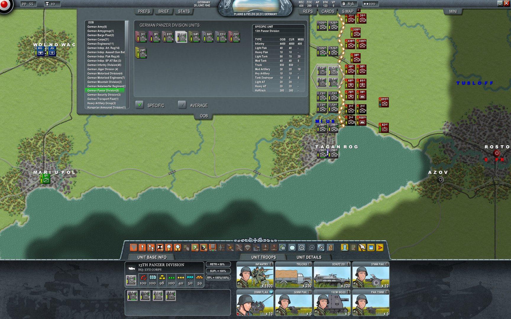 Screen Shot image 2 Decisive Campaigns: Case Blue ستيم كود رقمي