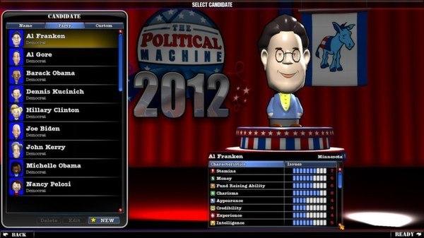 Screen Shot image 0 The Political Machine 2012 ستيم هدية