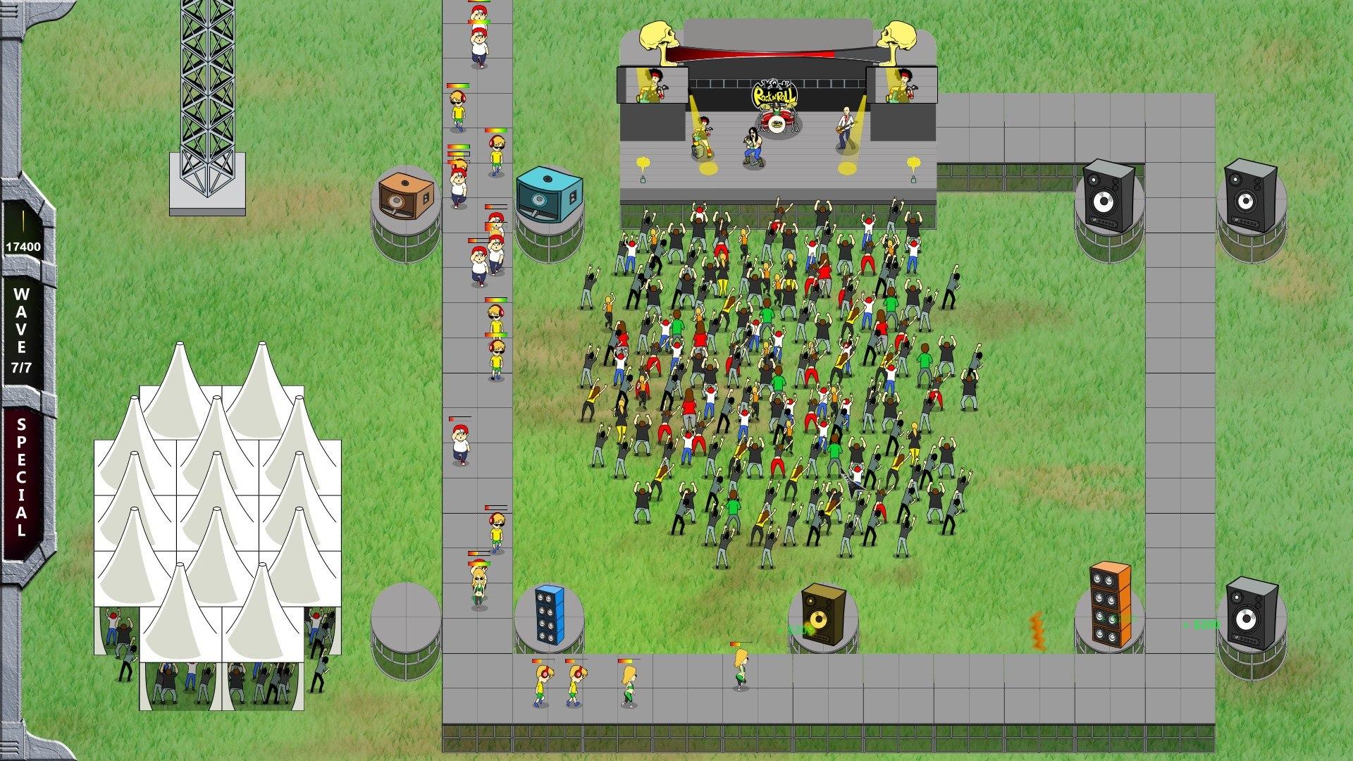 Screen Shot image 2 Rock 'N' Roll Defense ستيم كود رقمي