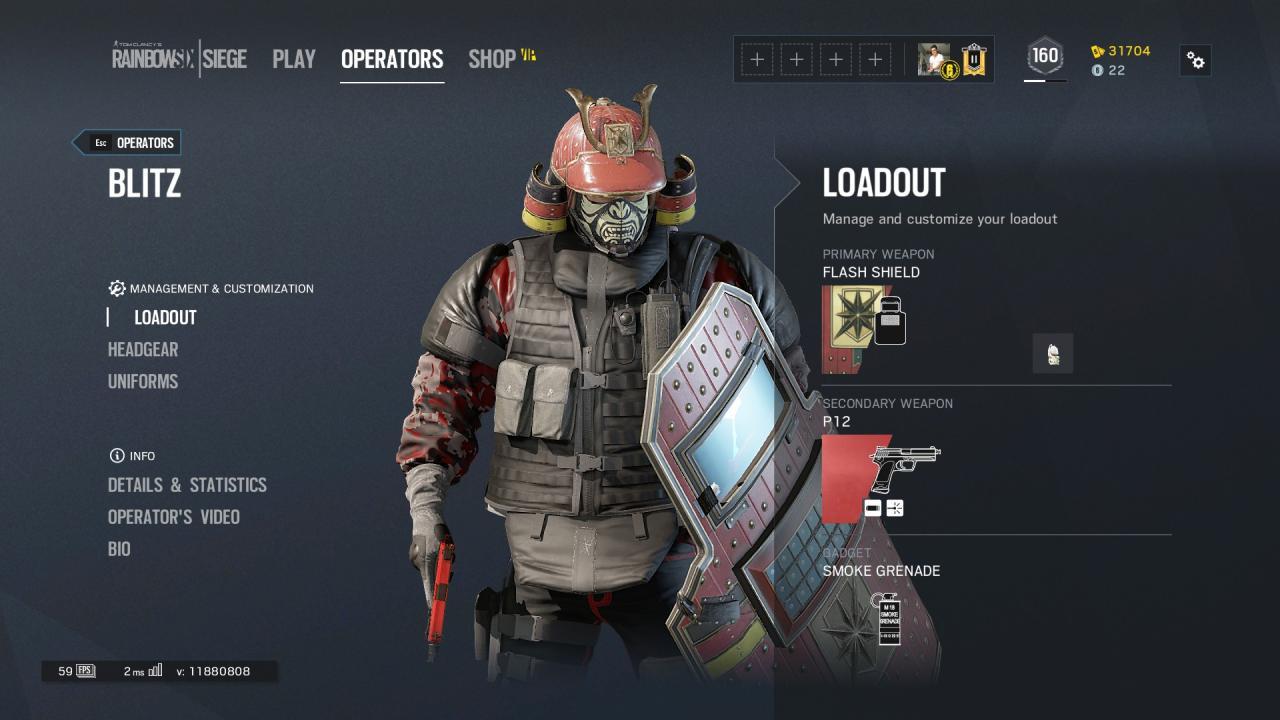 Screen Shot image 1 Tom Clancy'S Rainbow Six Siege - Blitz Bushido Set DLC يوبيسوفت كونكت كود رقمي