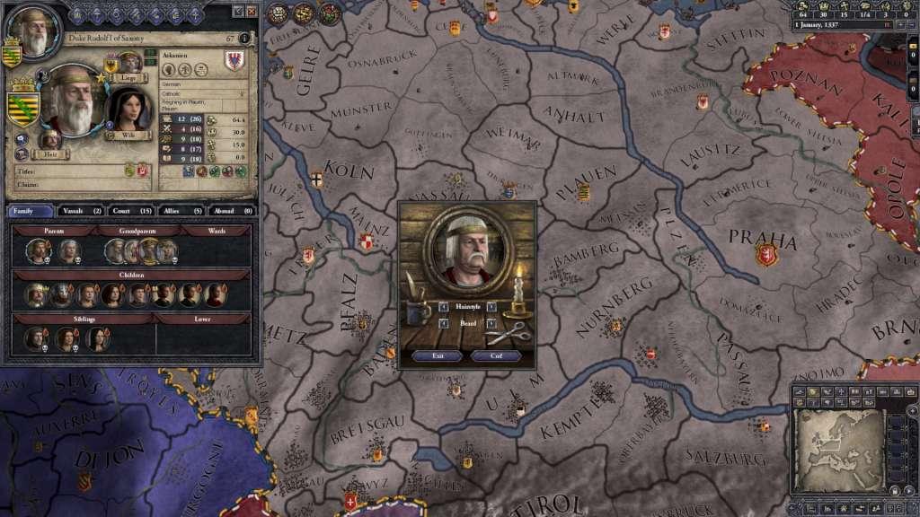 Screen Shot image 0 Crusader Kings II - Customization Pack DLC بي سي ستيم كود رقمي
