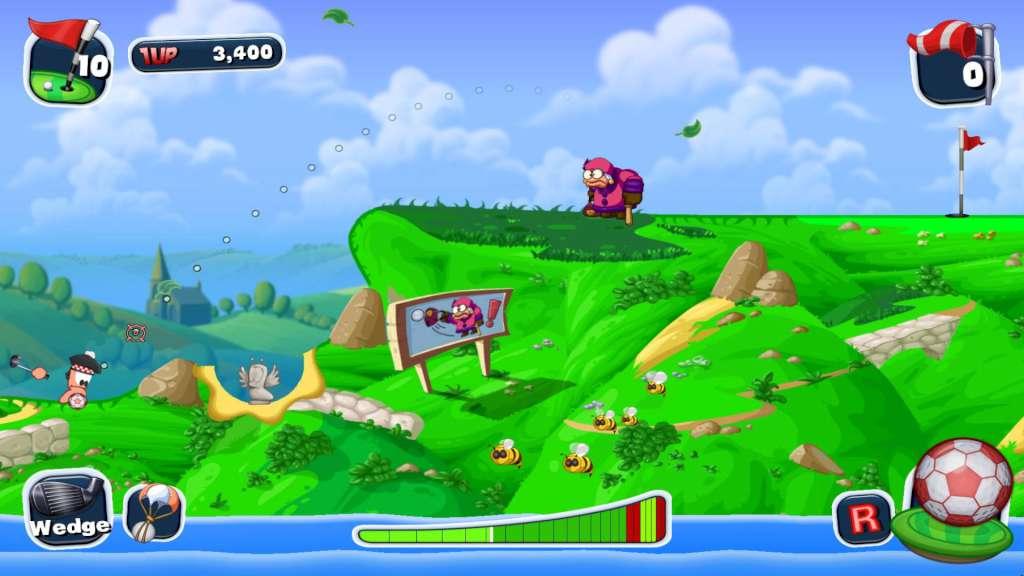 Screen Shot image 3 Worms Crazy Golf بي سي ستيم كود رقمي