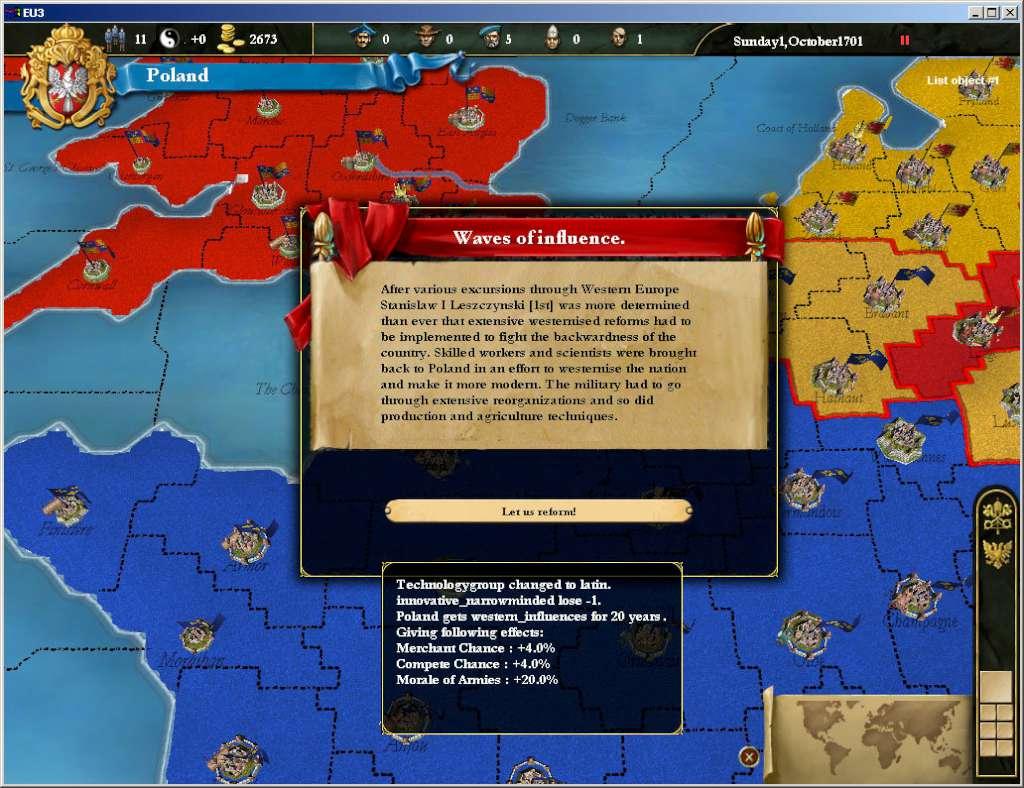 Screen Shot image 0 Europa Universalis III Collection ستيم كود رقمي